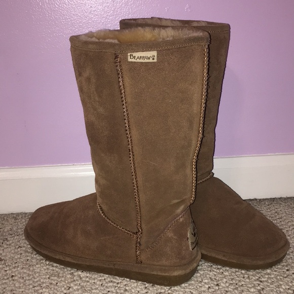 bearpaw emma tall boots hickory